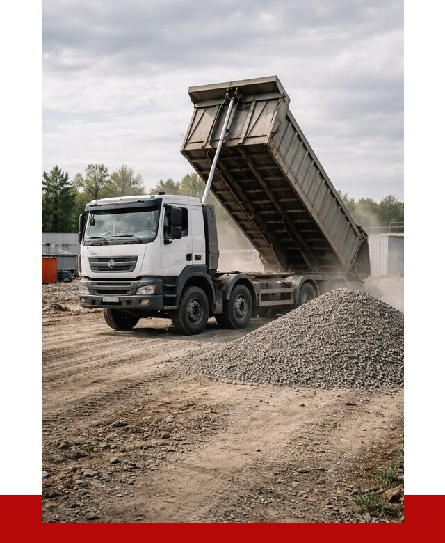 Доставка самосвалом 40 кубов в Кинели от 9169 р. | ПРОНЕРУДКнл