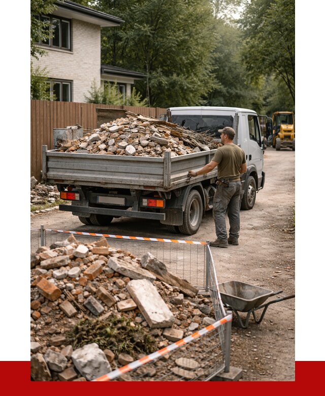 Вывоз строительного мусора с погрузкой в Кинели от 7641 р | ПРОНЕРУДКнл