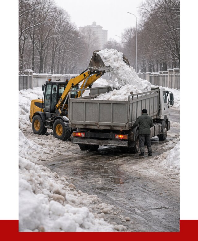 Вывоз снега с погрузкой в Кинели от 3566 р. ПРОНЕРУДКнл