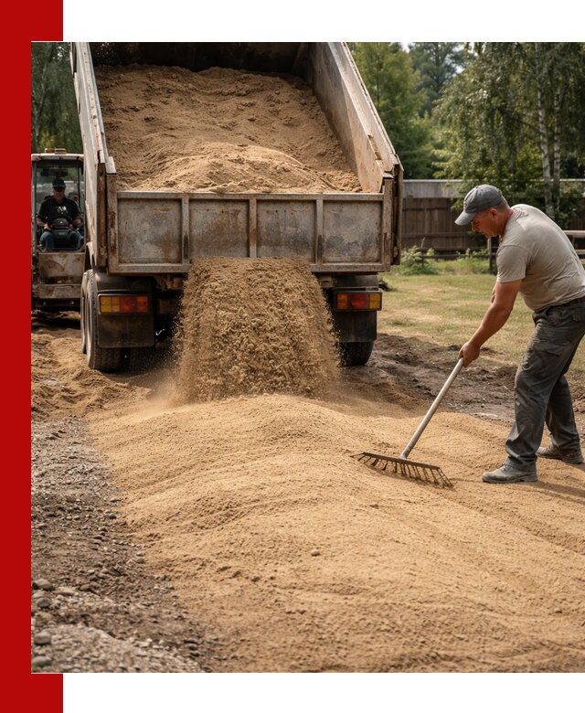 Отсыпка участка песком в Кинели быстро и качественно
