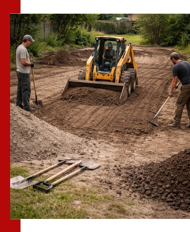 Планировка участка грунтом с вывозом и доставкой в Кинели